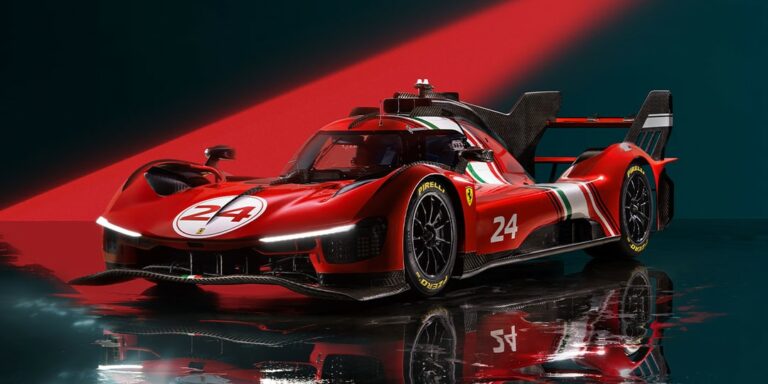 Ferrari Launches Non-Competitive Track Example of Le Mans-Winning 499P