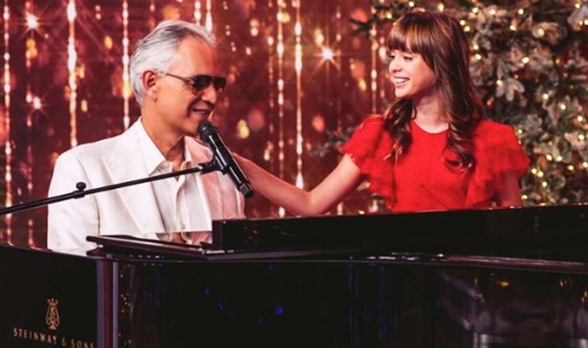 Andrea Bocelli and Virginia Bocelli duet Let It Snow after dangerous diagnosis