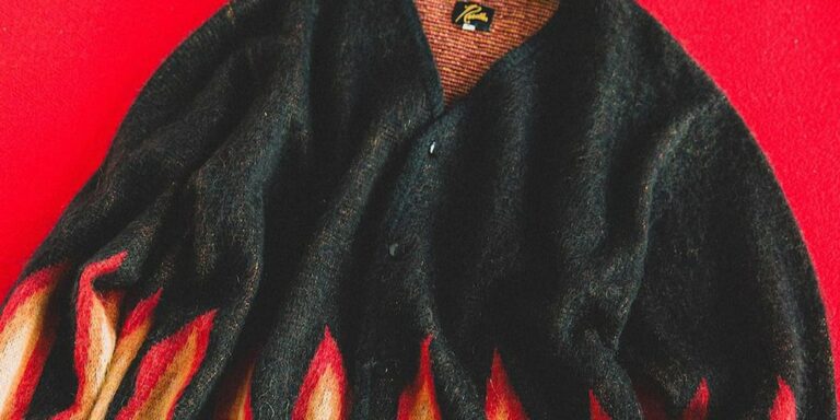 Needles Taps BEAMS for Fire Mohair Cardigan